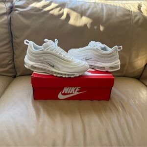 Nike Air Max 97 Triple White Sneakers